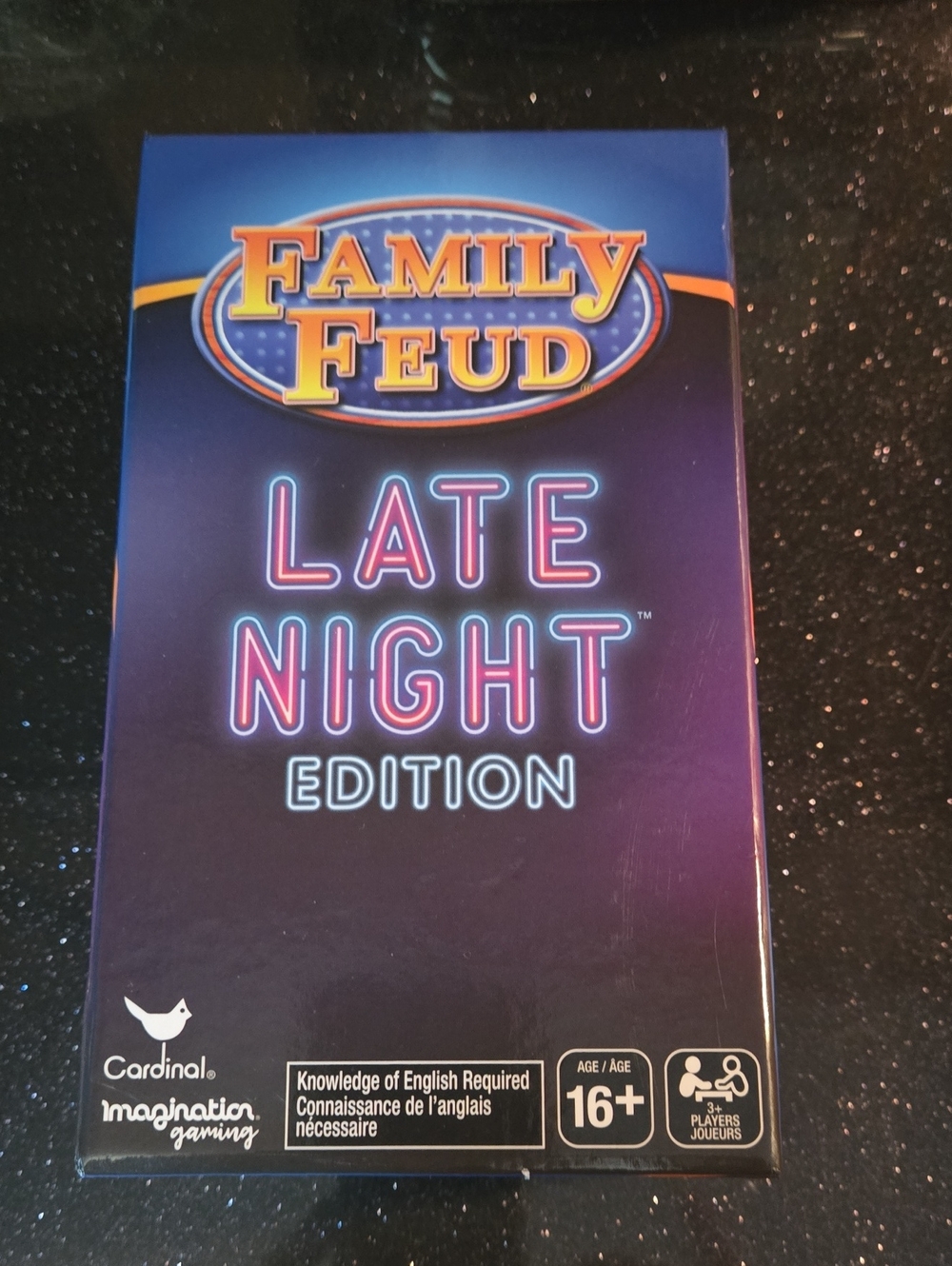Family Feud Late Night Edition Party Game - Purple